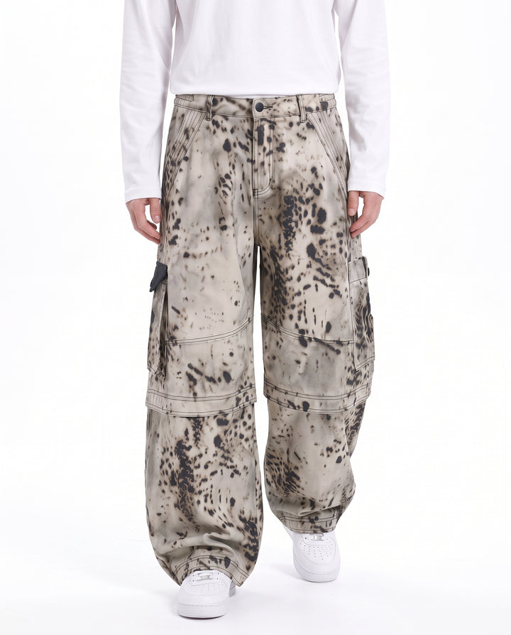 Splatter Cargo Pants na2975