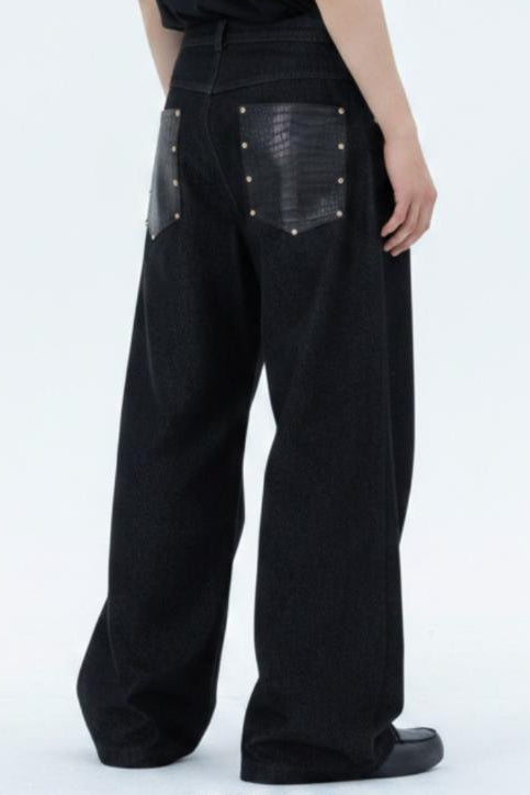 Crocodile Pocket Jeans  na2610