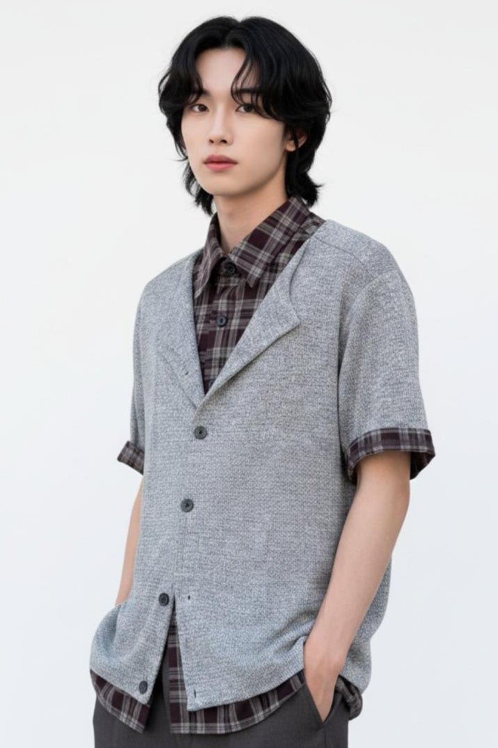 Short-Sleeve Cardigan  na2539