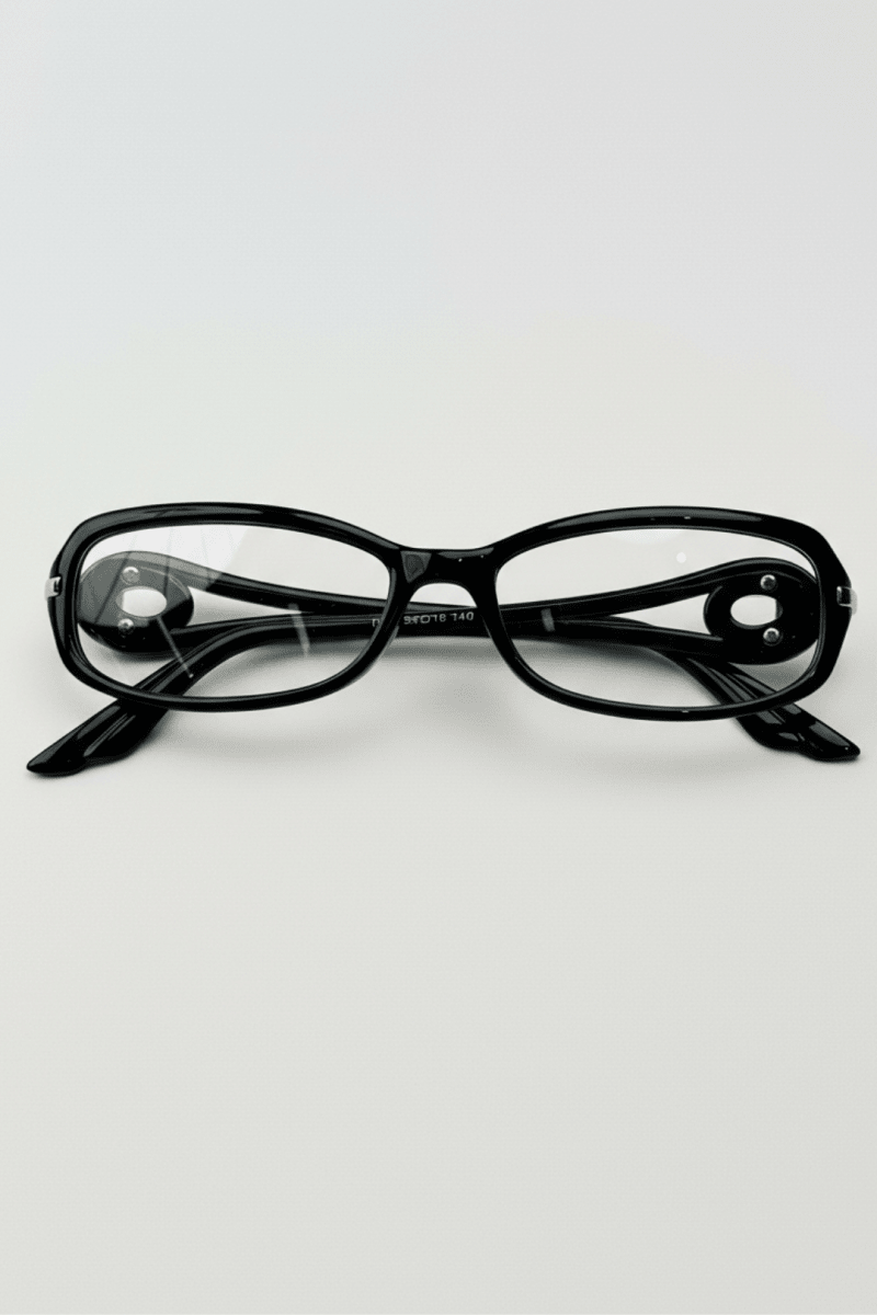 Metal Accent Square Glasses na2344
