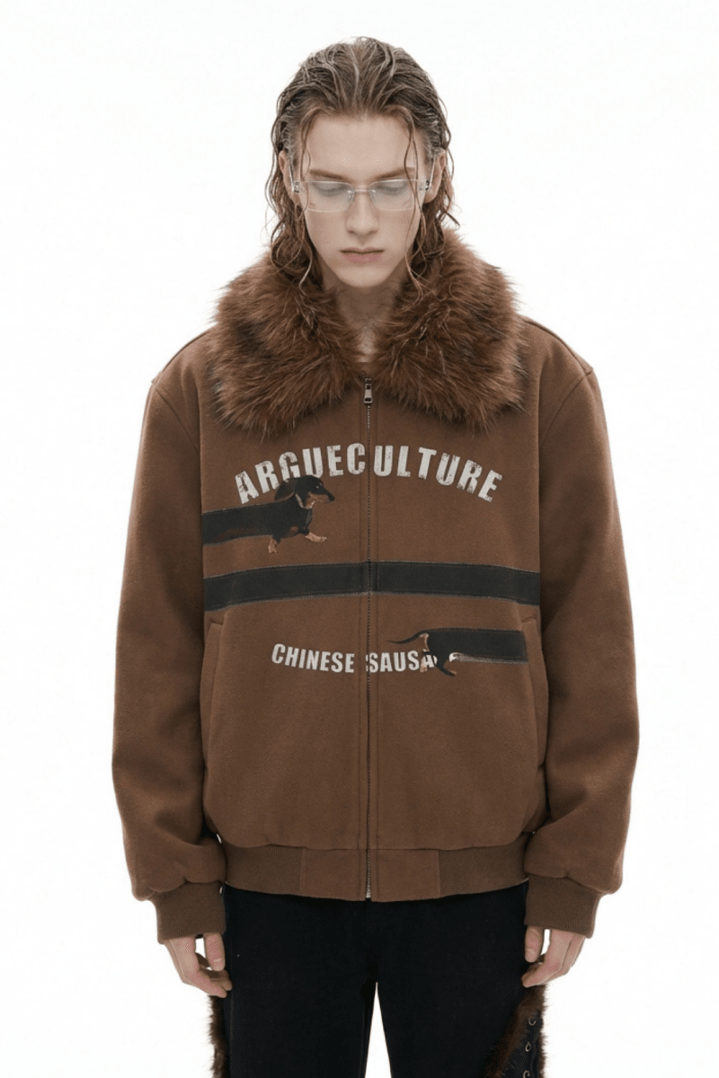 [ArguE CulturE] Seoul Faux-Fur Dog Hoodie na2251