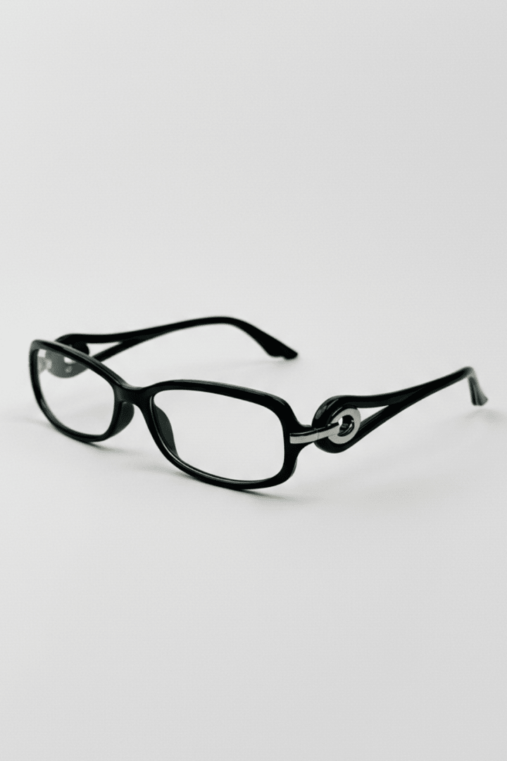 Metal Accent Square Glasses na2344