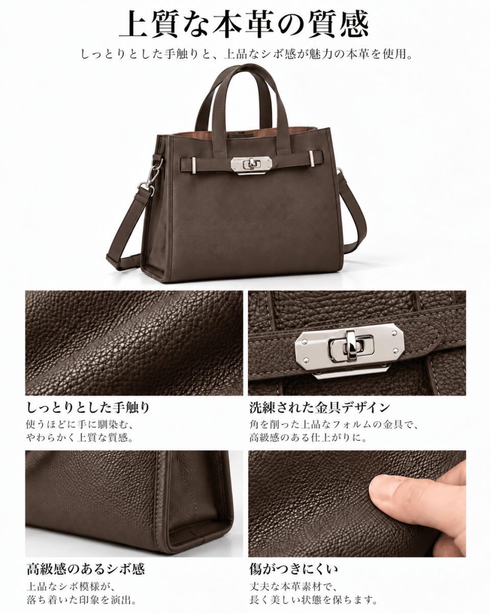 Belted Tote Bag na3237