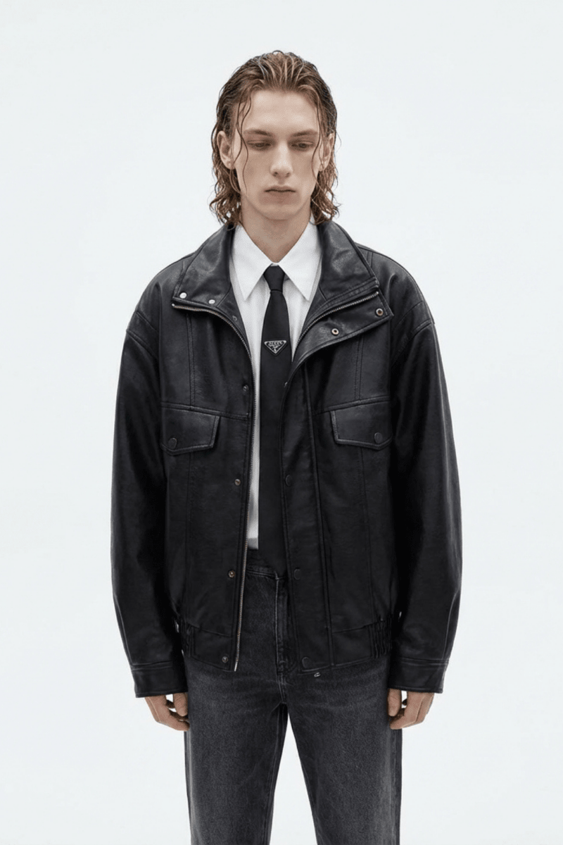 Architectural Leather Jacket na2350