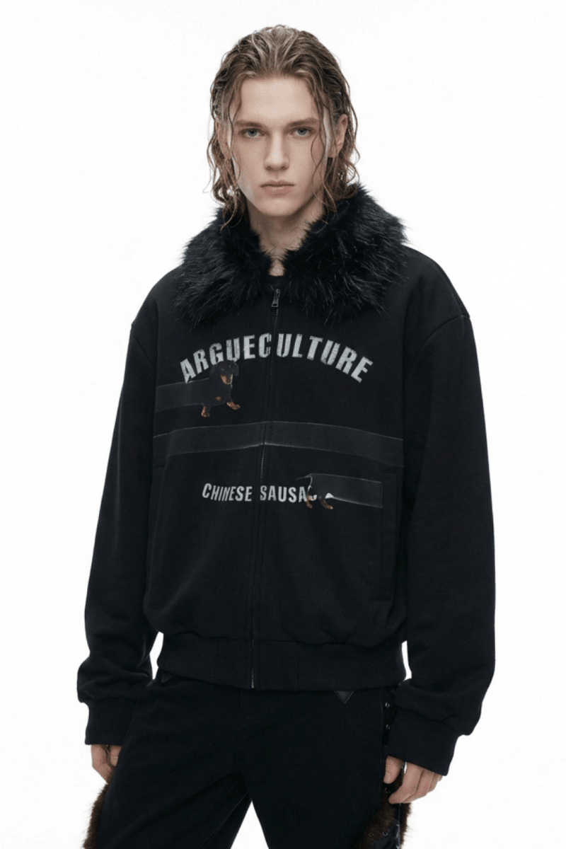 [ArguE CulturE] Seoul Faux-Fur Dog Hoodie na2251