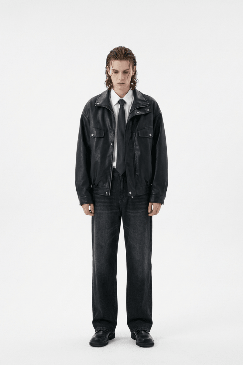 Architectural Leather Jacket na2350