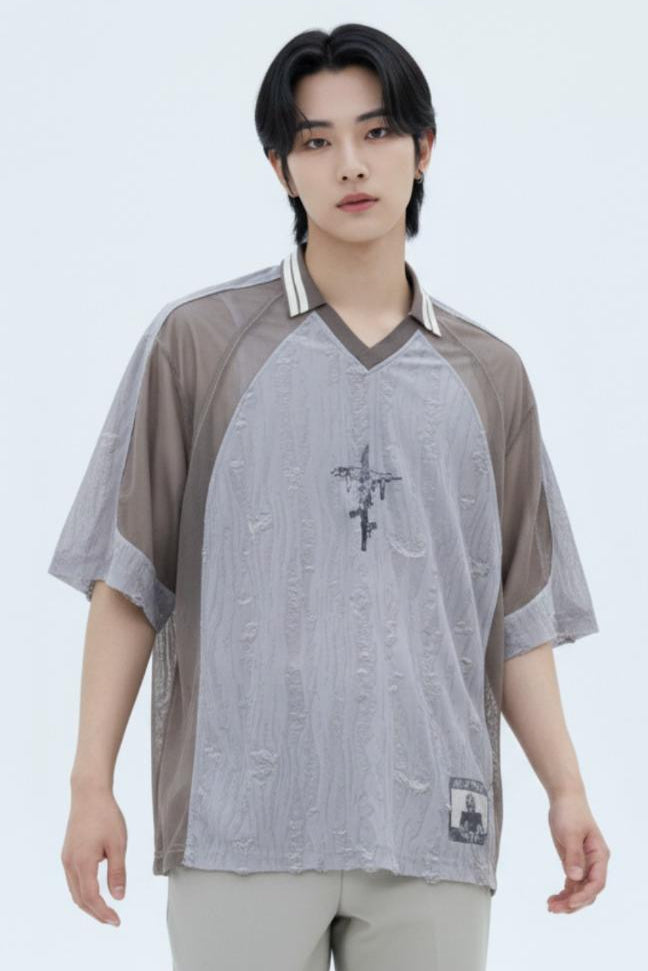 Mesh Polo Shirt  na2554