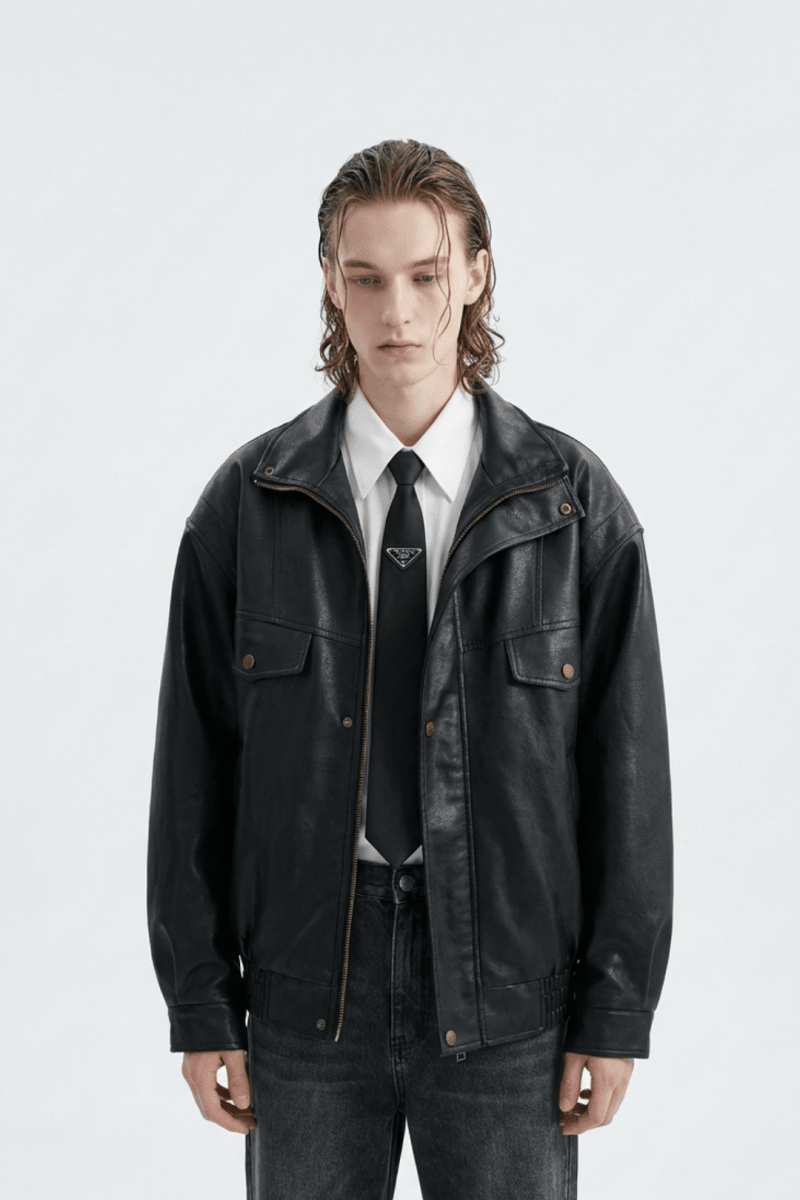 Architectural Leather Jacket na2350