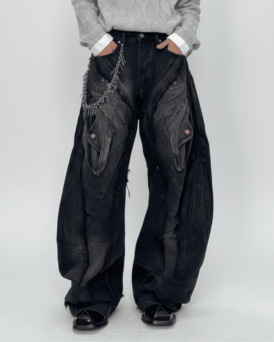 Dark Constructed Denim na2333