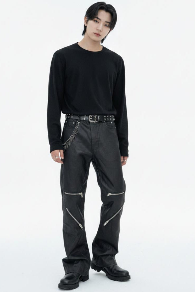 Punk leather pants  na2602