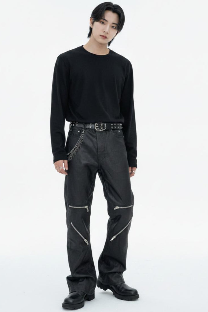 Punk leather pants  na2602