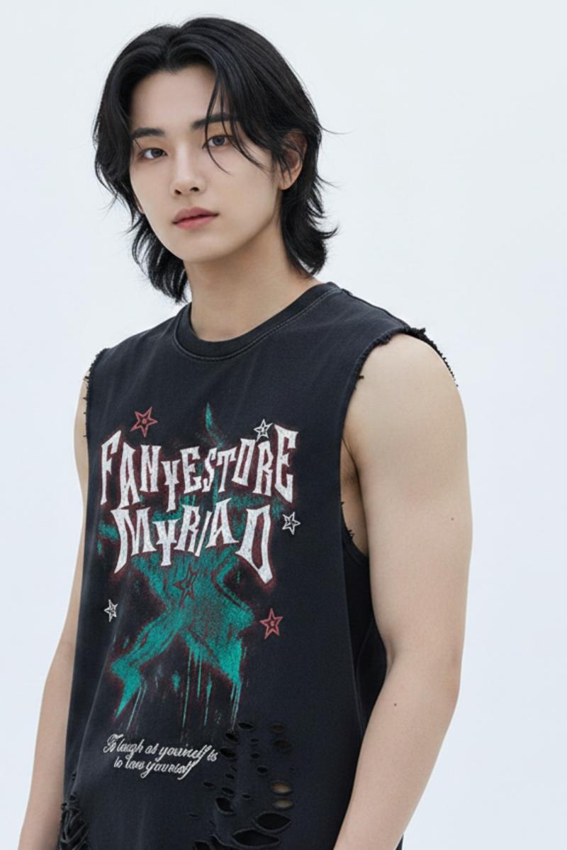 Sleeveless T-shirt  na2616