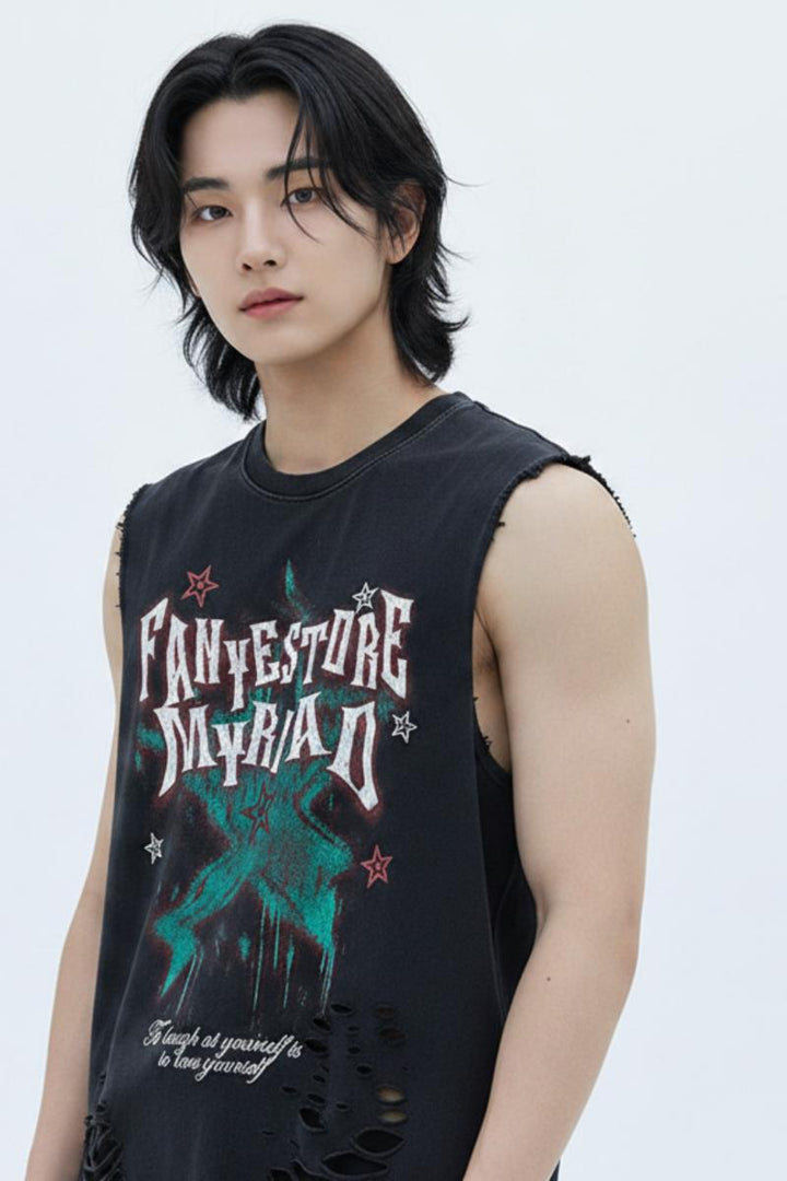 Sleeveless T-shirt  na2616