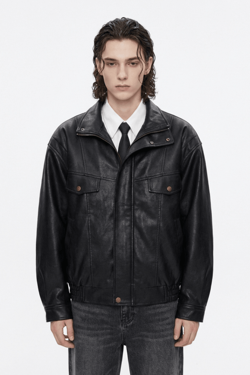 Architectural Leather Jacket na2350