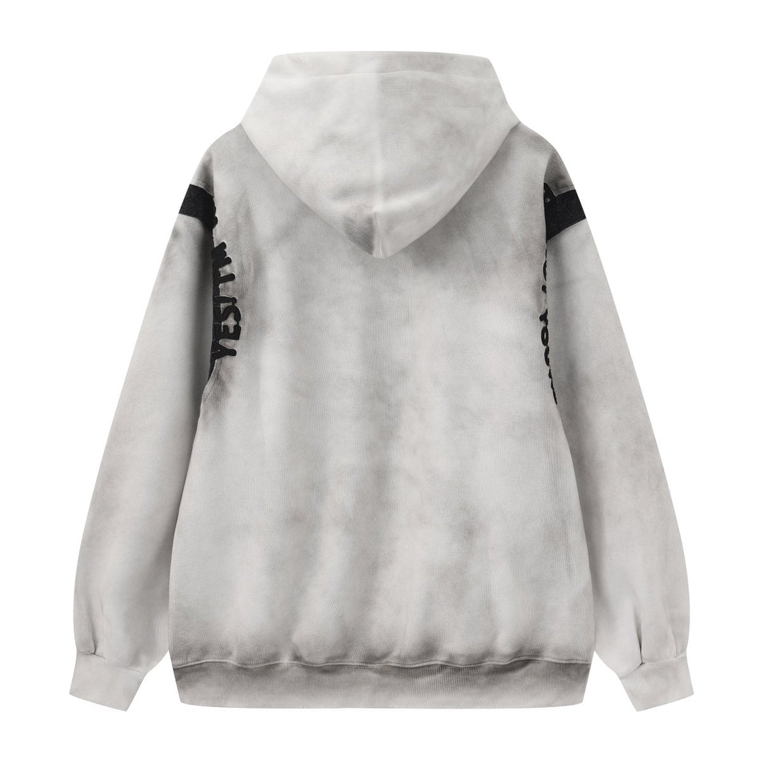 【Nanostudio】Fade Effect Vintage Hoodie  na2206