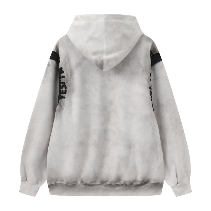 【Nanostudio】Fade Effect Vintage Hoodie  na2206