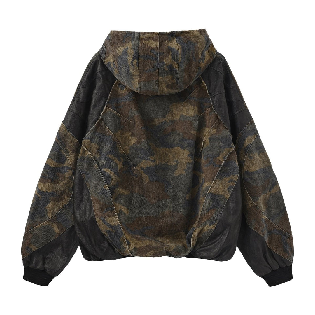 Nanostudio Vintage Wash Military Hooded Blouson (na2201)