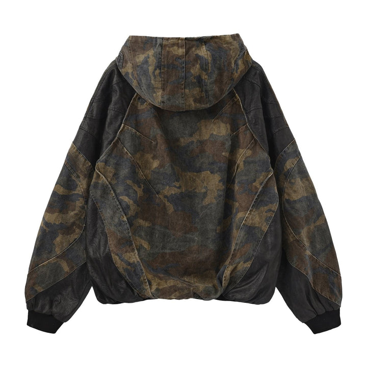 Nanostudio Vintage Wash Military Hooded Blouson (na2201)