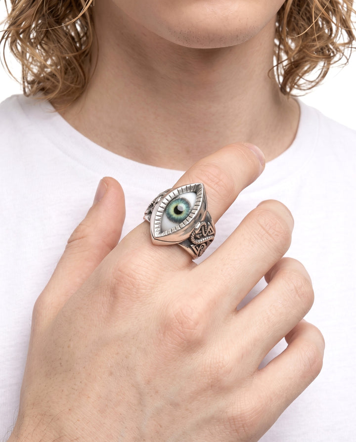 Silver Eye Ring na2929