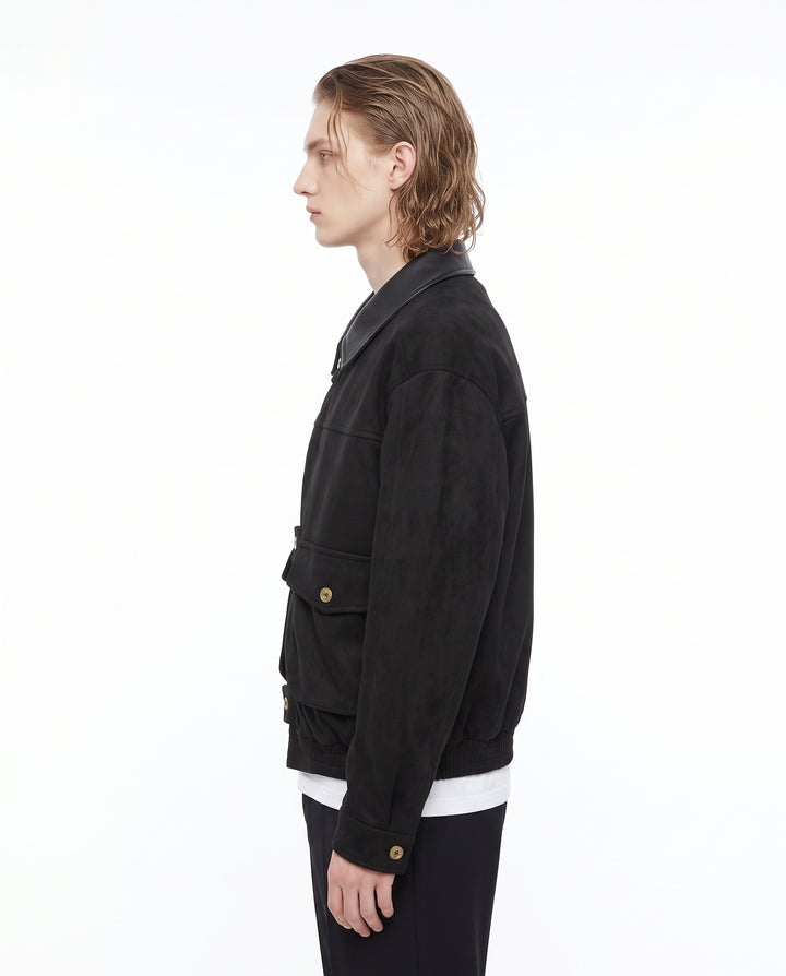 Suede Bomber Jacket na3170