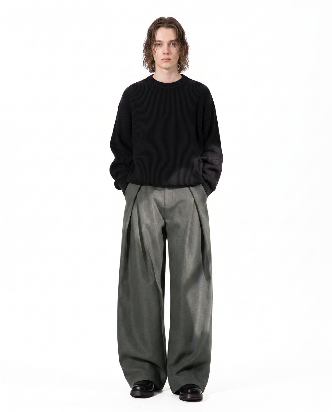 Pleated Wide Pants na2983