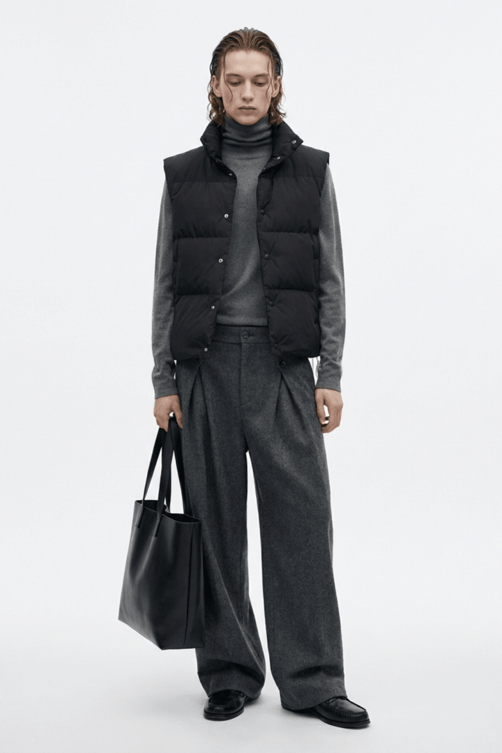 Wide Tuck Slacks na2361