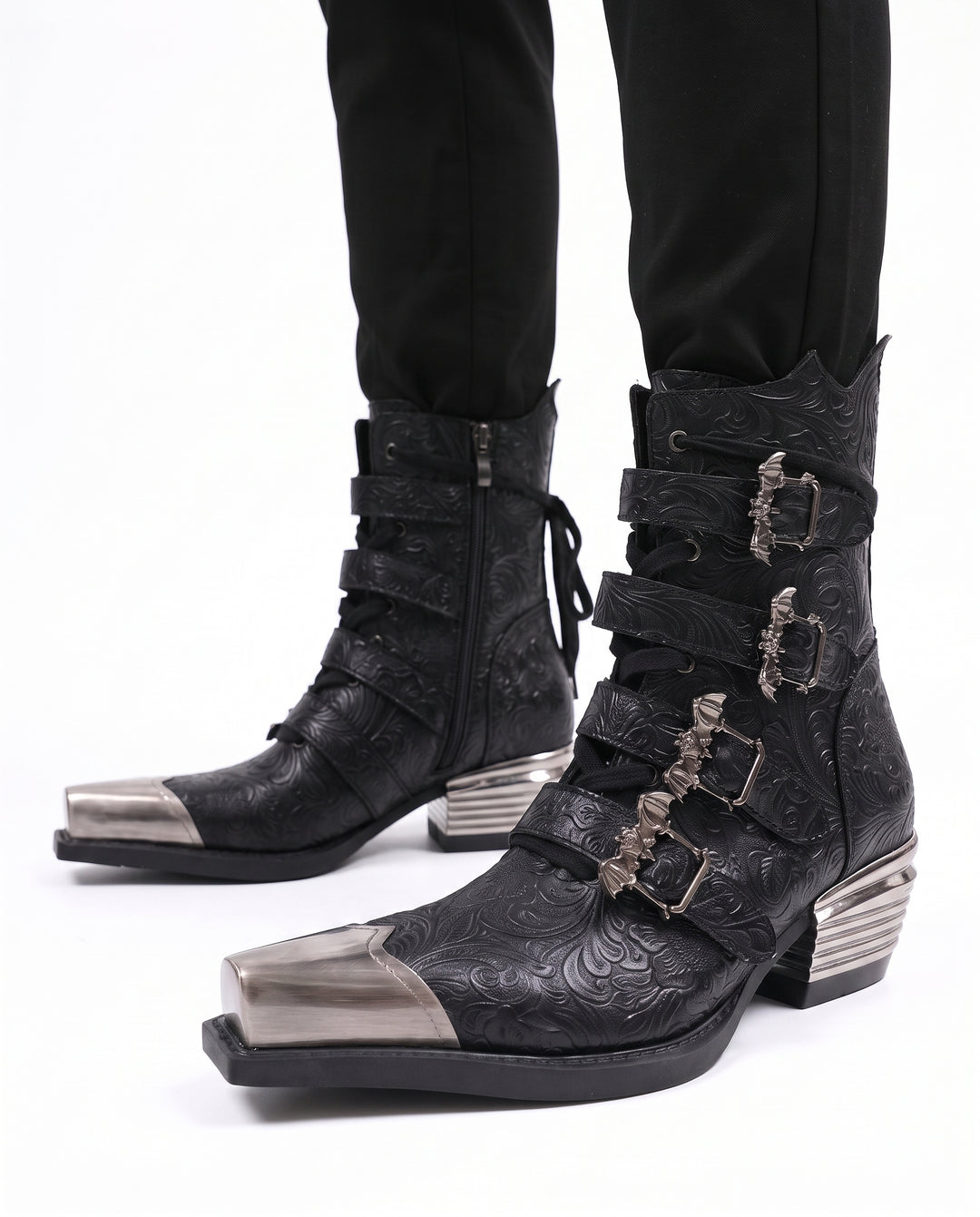 Gothic Buckle Boots na2955