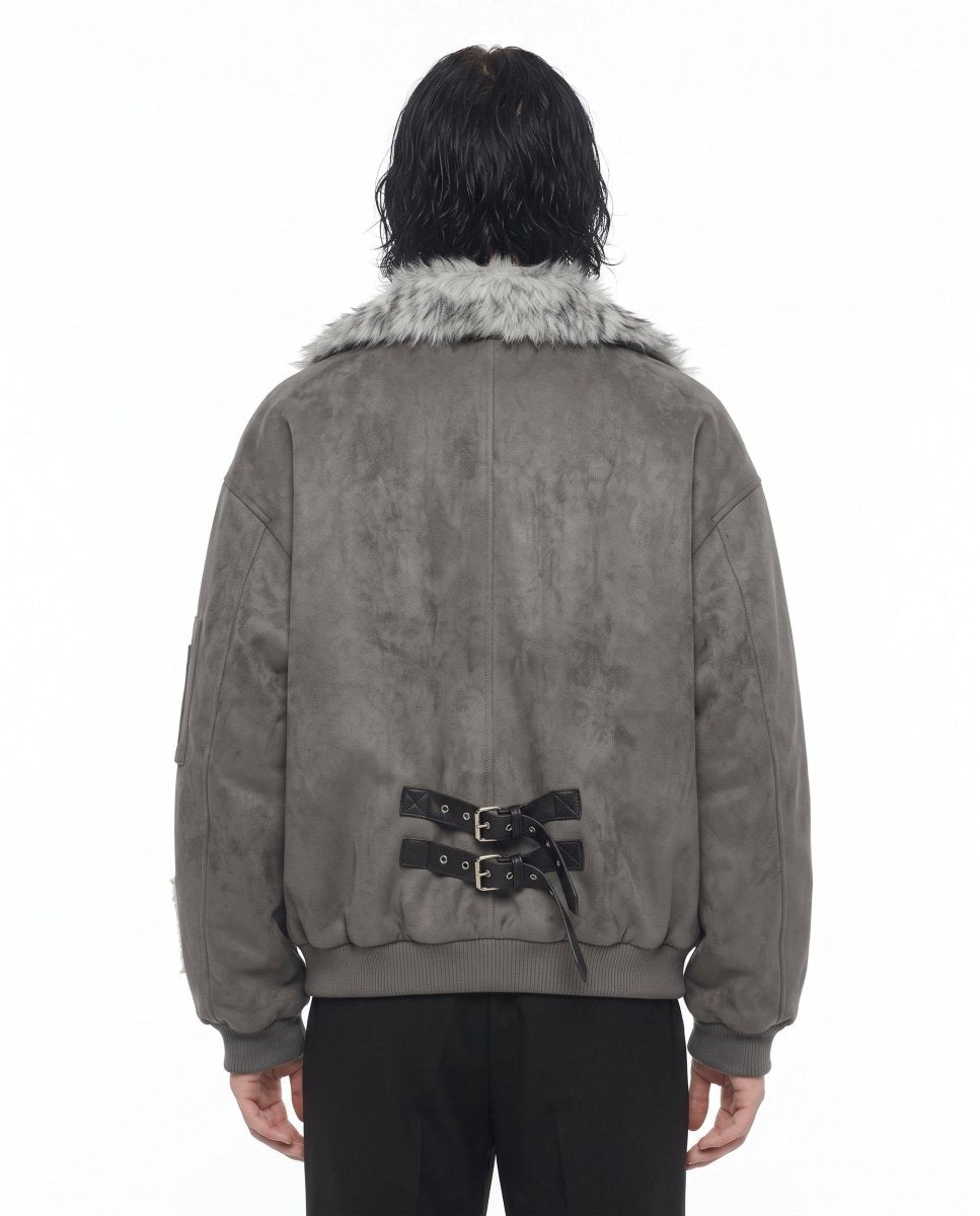 Fur Bomber Jacket na3070