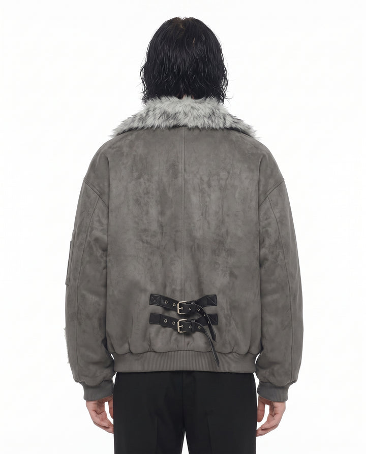 Fur Bomber Jacket na3070