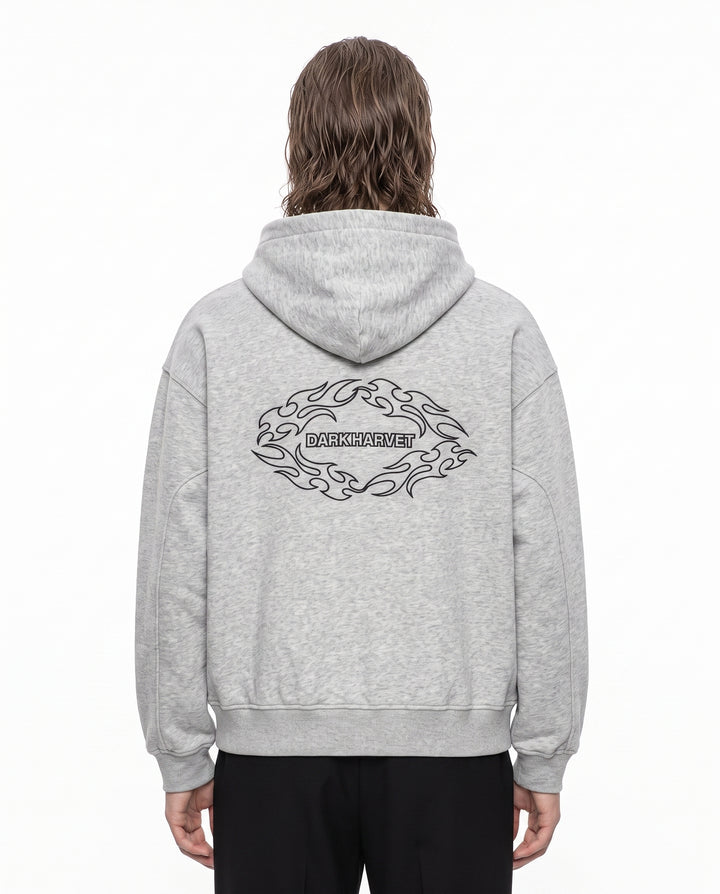 Military Zip Hoodie na3100
