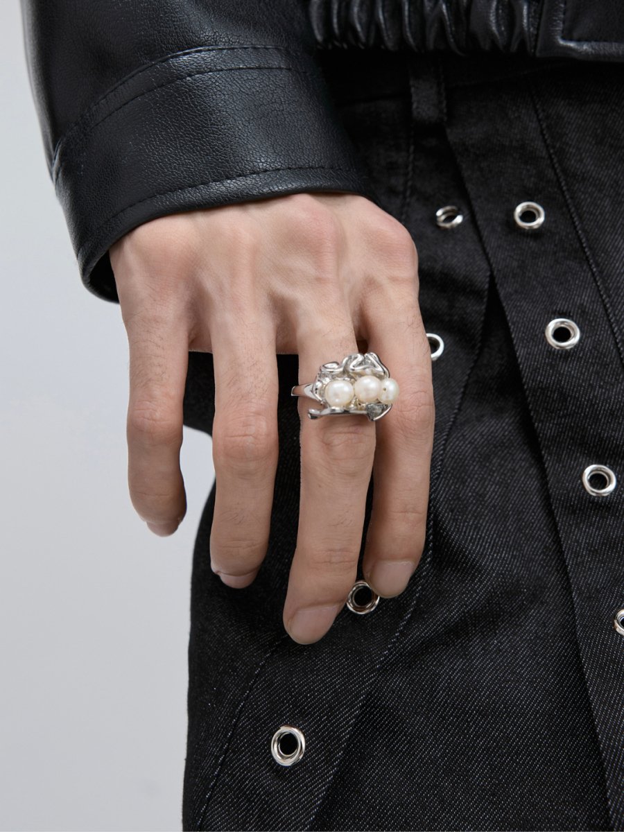 【Struc Ton】 Pearl Ring na1442