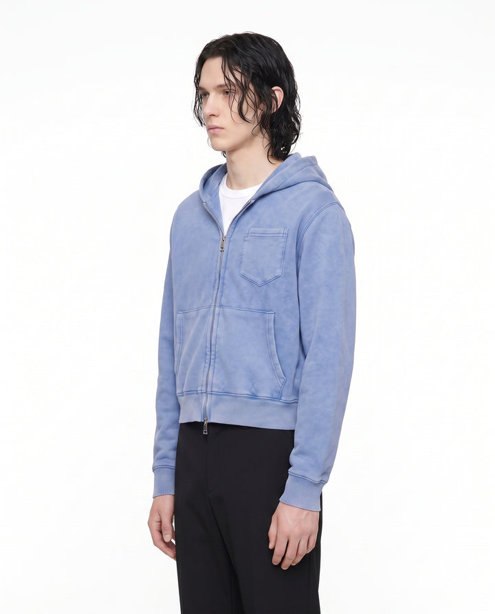Washed Zip Hoodie na3017