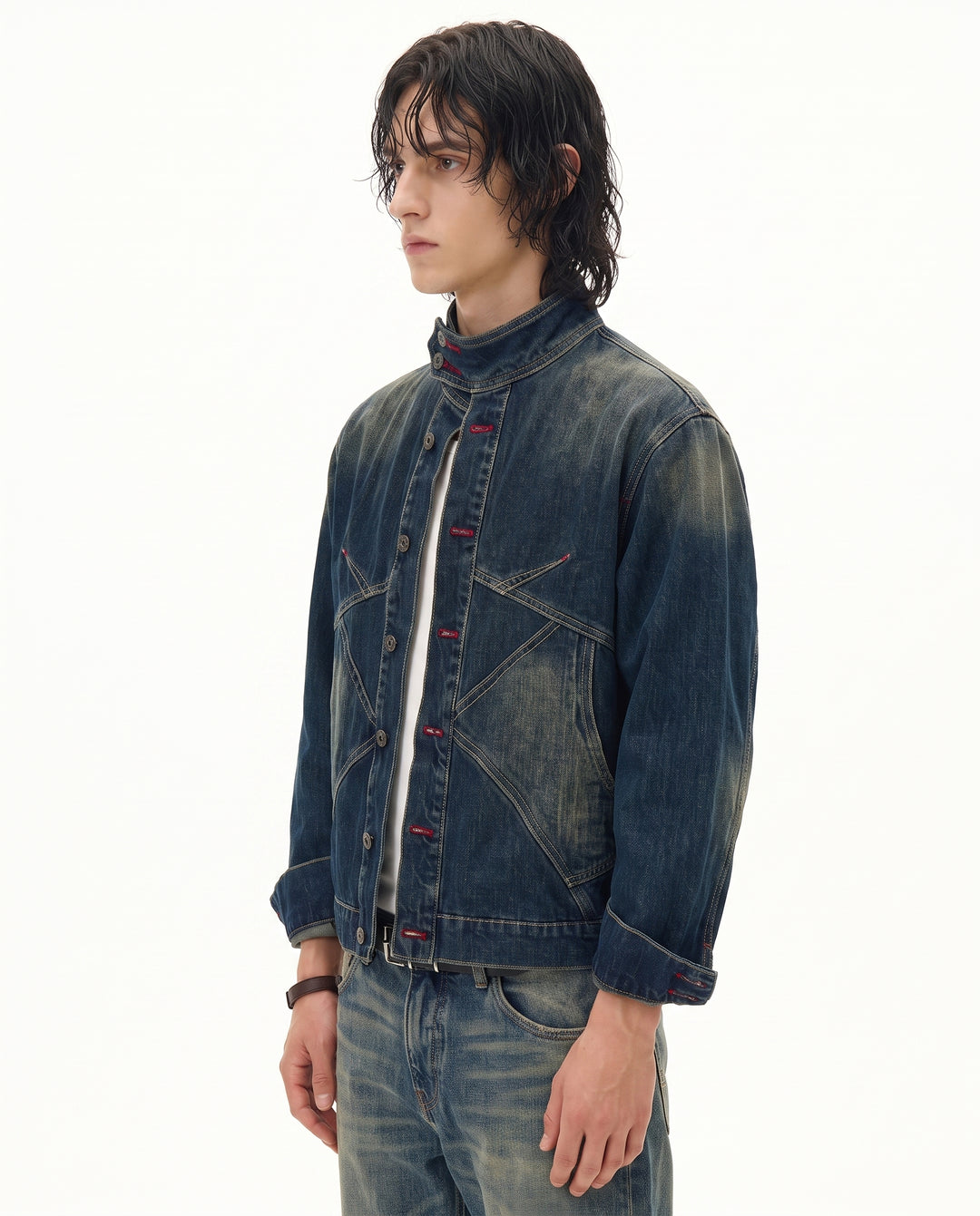 Washed Denim Jacket na2884