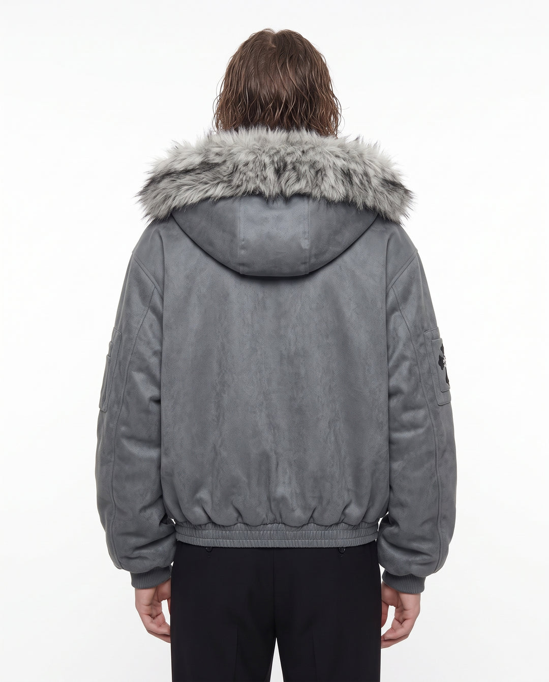 Fur Hooded Jacket na3172