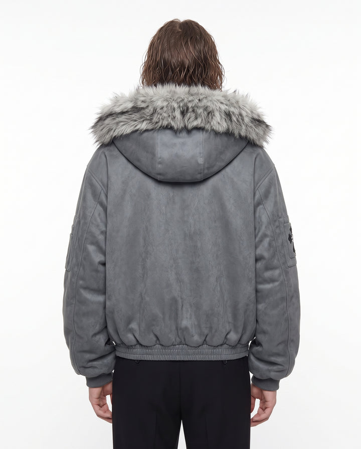 Fur Hooded Jacket na3172