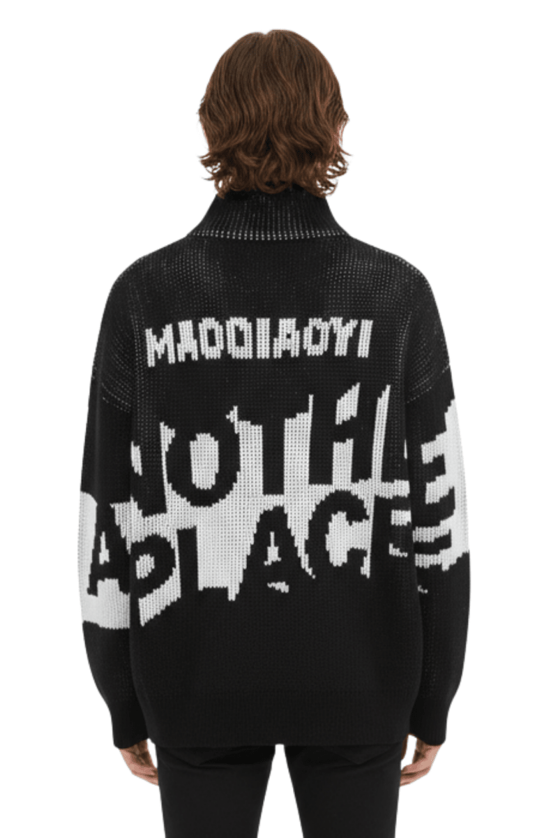 Modern Block Pattern Sweater na2411