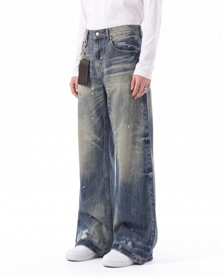 Washed Wide Jeans na3203