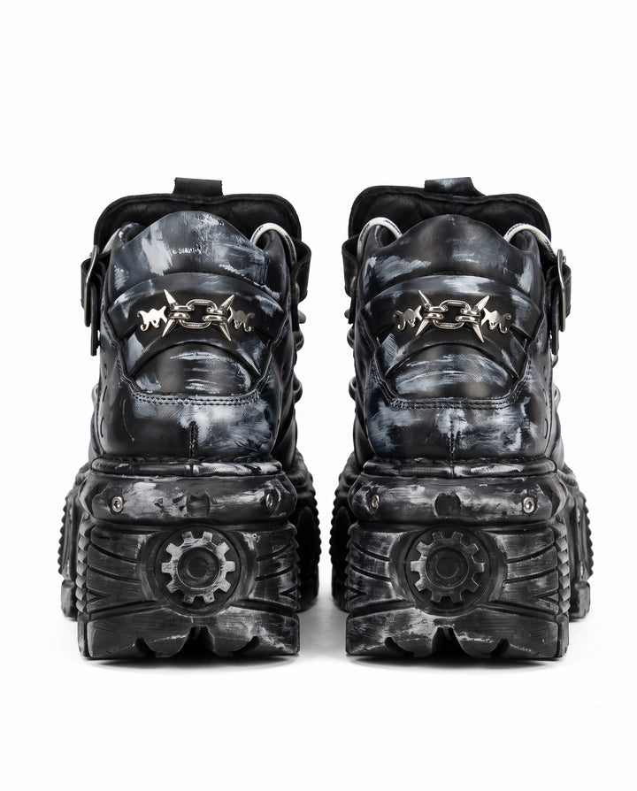 Spiked Platform Sneakers na3005