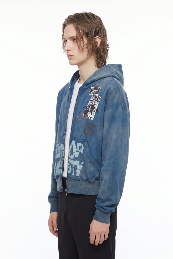 Graphic Washed Hoodie na2812