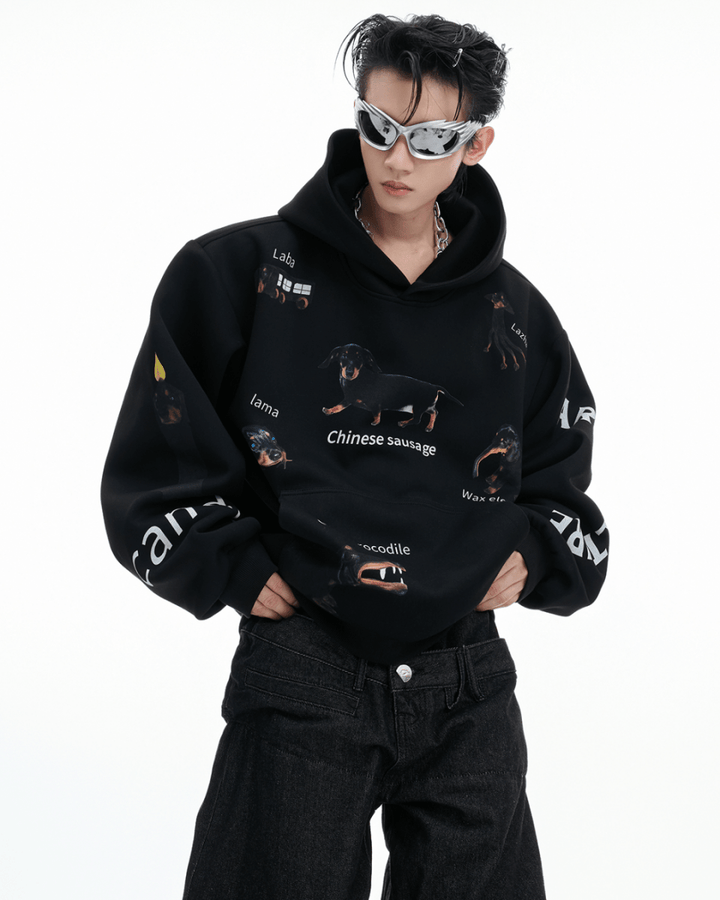 [ArguE CulturE] Stickers Hoodie na2169