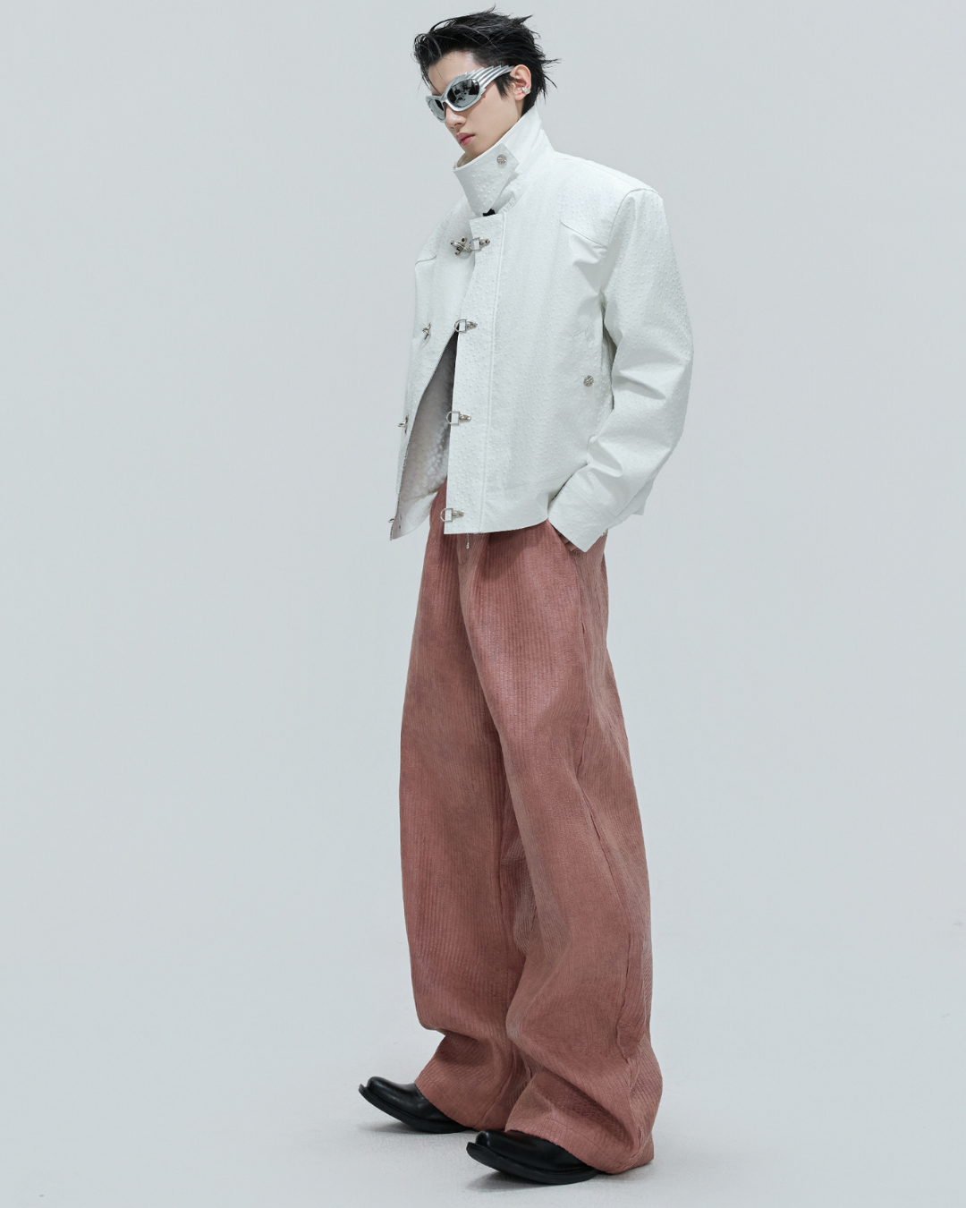 [ArguE CulturE] Shadow Sheen Wide Trousers na2269