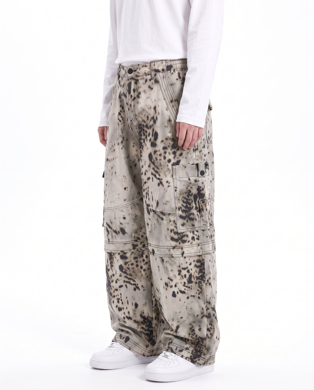 Splatter Cargo Pants na2975