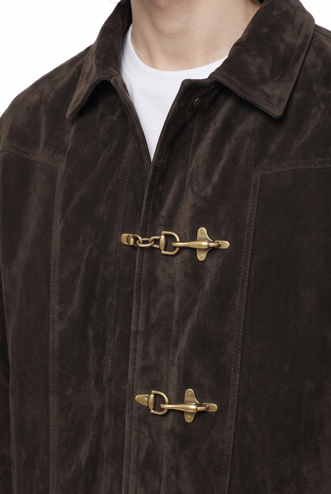 Suede Clasp Jacket na2849