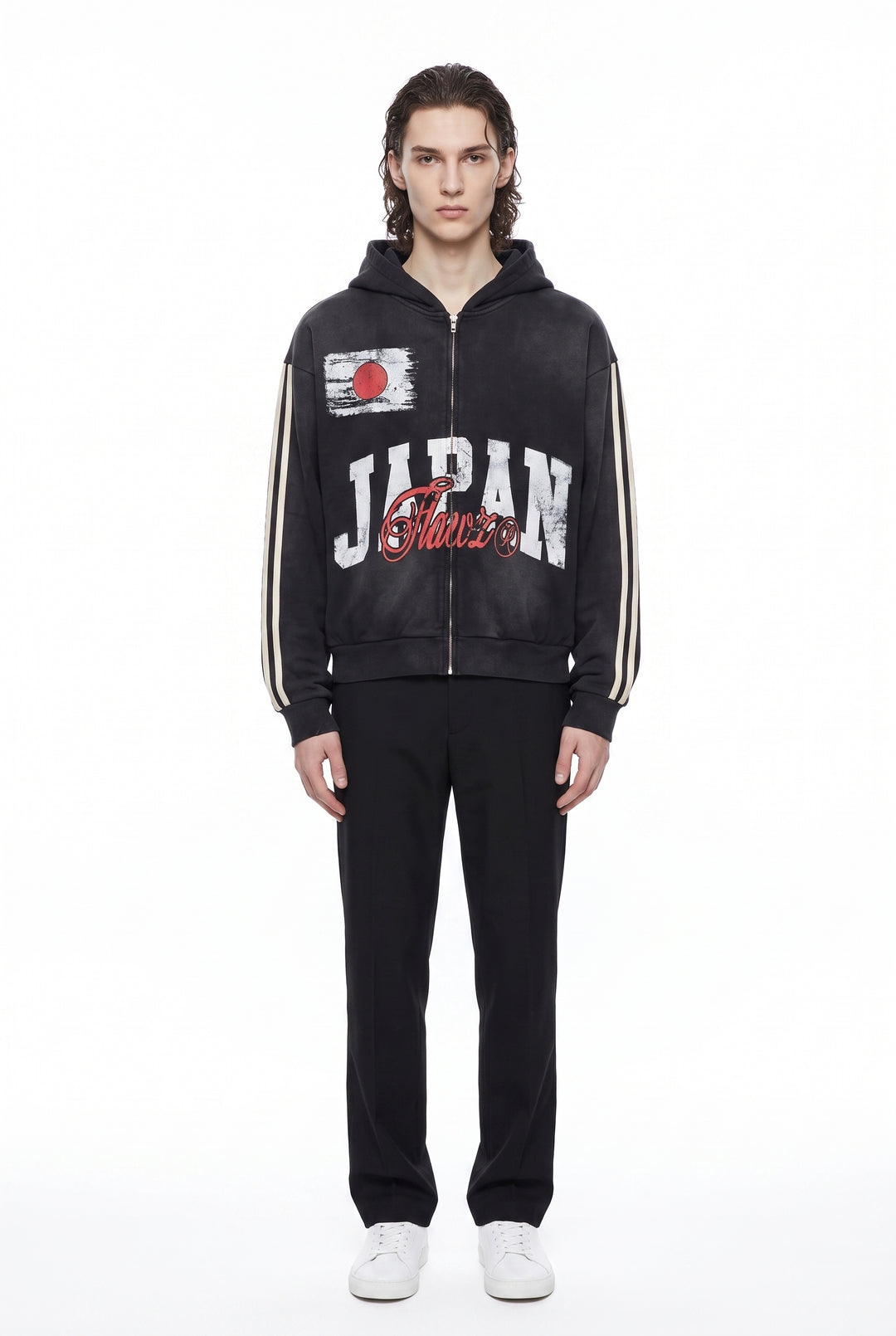 Graphic Zip Hoodie na2756