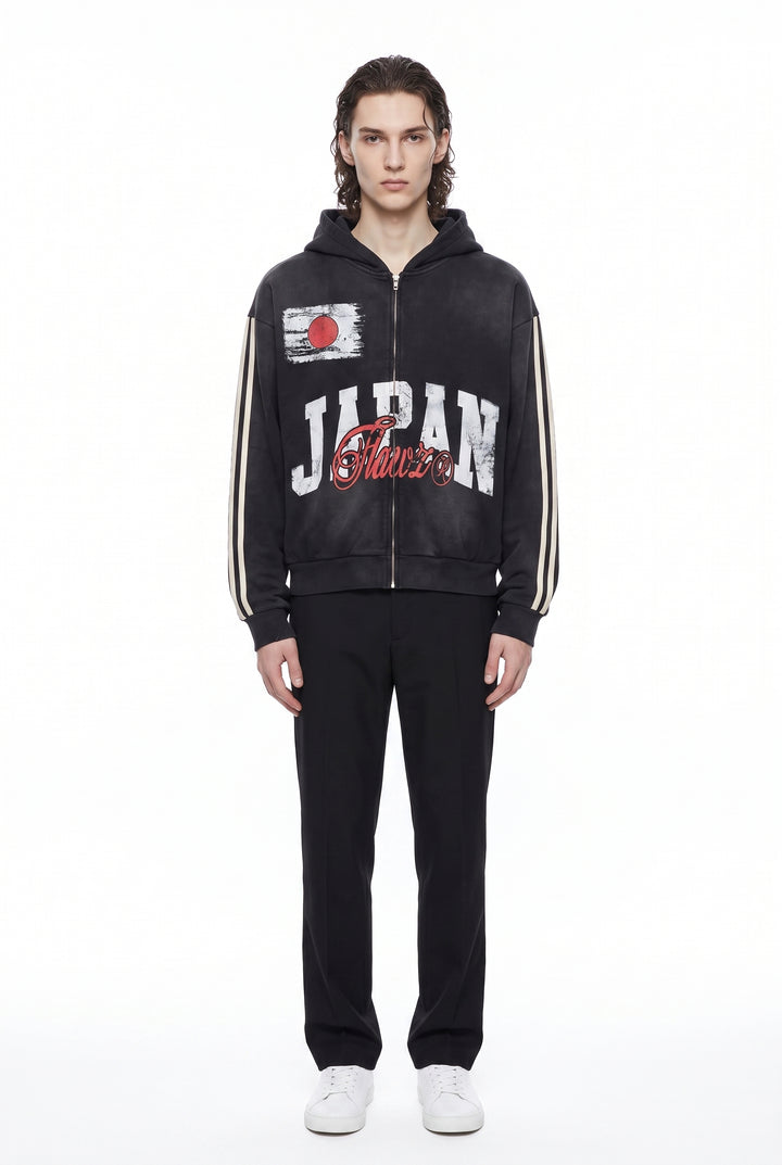 Graphic Zip Hoodie na2756