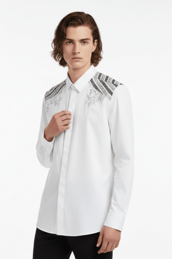 Classic embroidery shirt  na2479