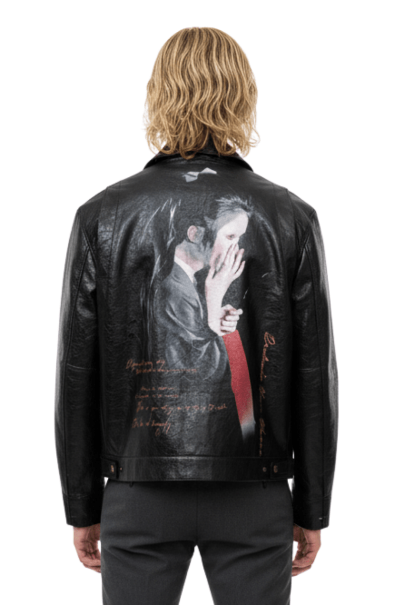 Shadow Portrait Leather Jacket  na2394