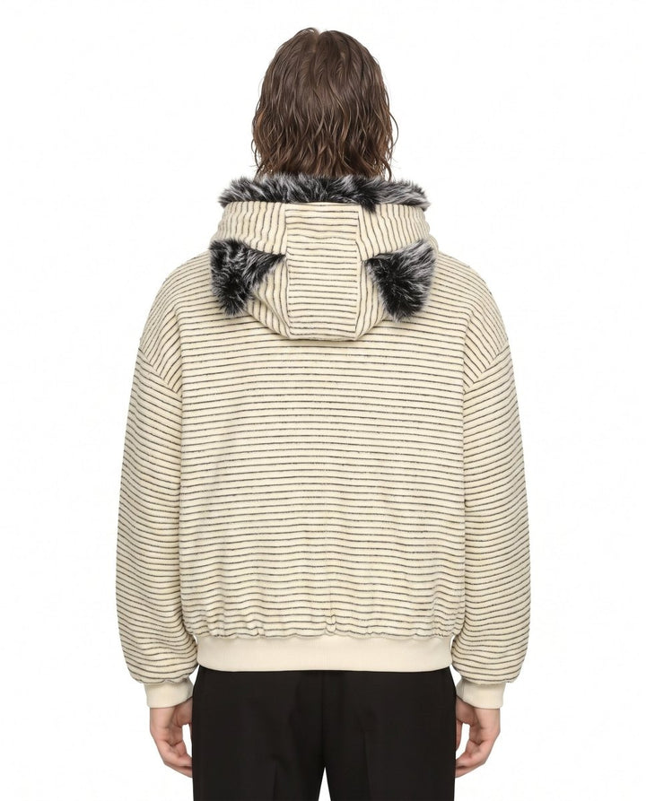 Fur Hooded Jacket na3088