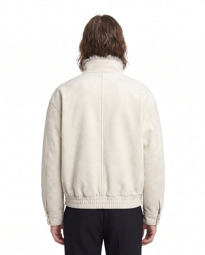 Fur Bomber Jacket na3176