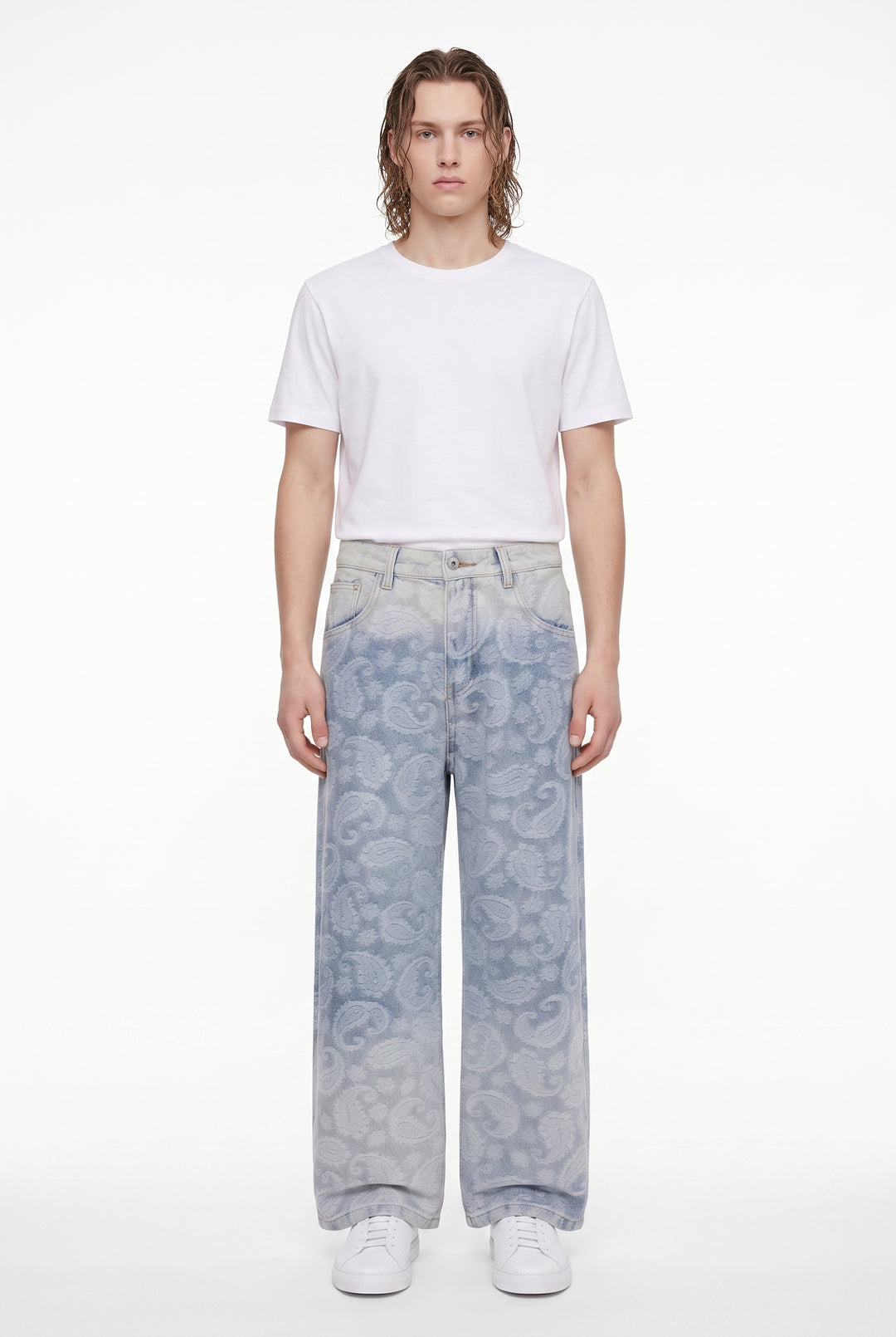 Paisley Wide Jeans na2827
